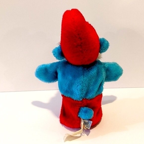 2/$20 Vintage Papa Smurf plush hand puppet 13” - Picture 4 of 8